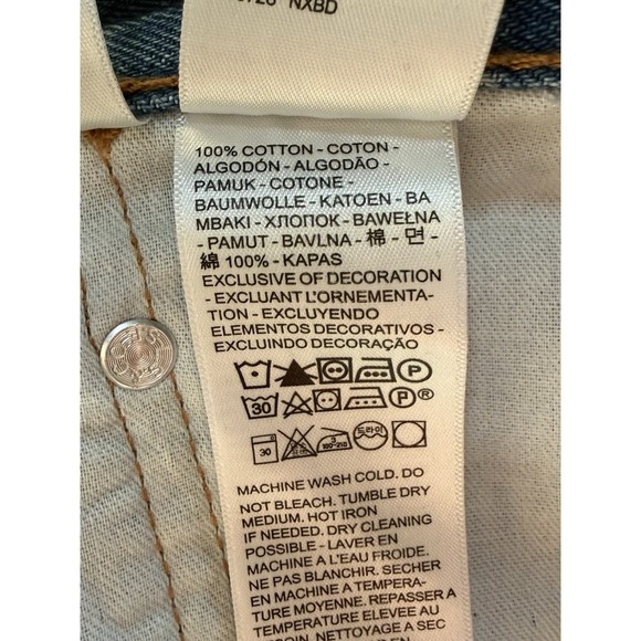 Levi's Mens 550 Jeans Straight Relaxed Fit Blue Denim Casual Classic 38 X 30 - Picture 15 of 15